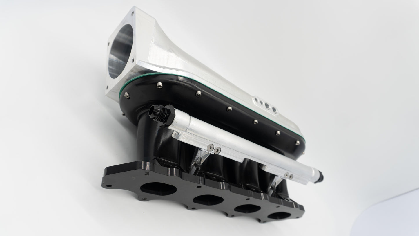 ASE H22 H Series Billet Intake Manifold Black Silver