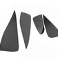 Audi A3 S-Line / S3 Sedan (2017-2019) Carbon Fiber Front Bumper Canards – Facelift Aero Splitter Set (4PC)