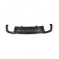 Audi A5 S-Line / S5 B9 Coupe & Sedan Carbon Fiber Gloss Black Rear Bumper Diffuser 2017 - 2019