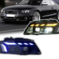 Audi A5 RS Style LED Headlight Assembly with DRL Upgrade 2008 - 2012