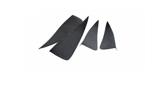 Audi A3 S-Line / S3 Sedan (2017-2019) Carbon Fiber Front Bumper Canards – Facelift Aero Splitter Set (4PC)