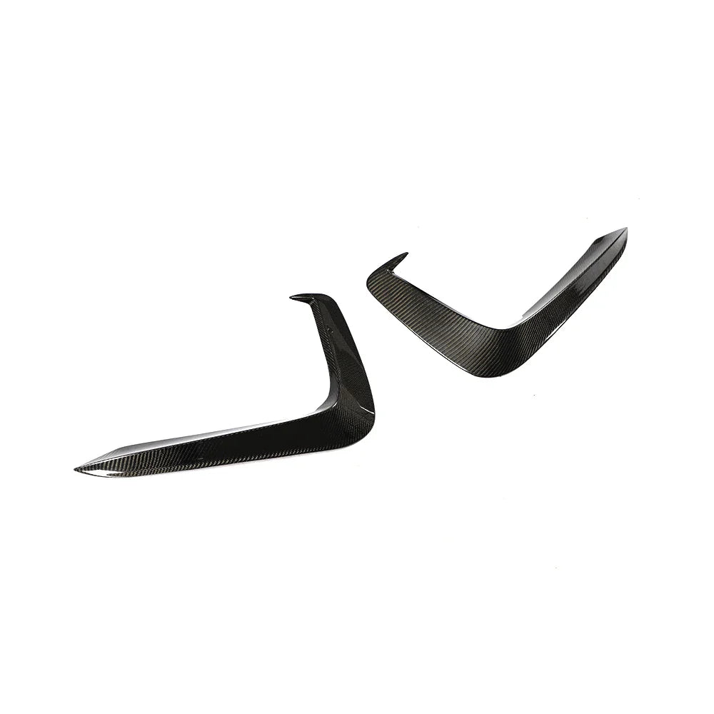 Audi A5 S-Line / S5 B9 Carbon Fiber Front Bumper Canards 2017 - 2019
