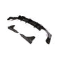 Audi RS7 C8 Sportback 4-Door Dry Carbon Fiber Rear Bumper Lip With Big Fins 2020 - 2021