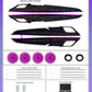 BMW X5 F15 / X6 F16 Interior 64-Color Galaxy LED Ambient Light Kit 2014 - 2018