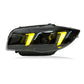 BMW 1 Series E87 Snake Eye Laser LED Headlight Assembly with Dual-Color DRL (Yellow / White) 2004 - 2011 (116i / 118i / 120i / 125i)