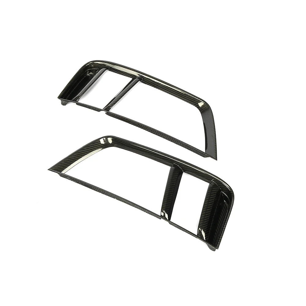 Audi R8 V10 Coupe 4S Gen 2 Carbon Fiber Rear Bumper Vent Fender Covers 2016 - 2018