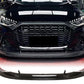 Audi A4 B9 S-Line / S4 Sedan Carbon Fiber 3D Style Front Bumper Lip Splitter Chin Spoiler 2020 - 2021