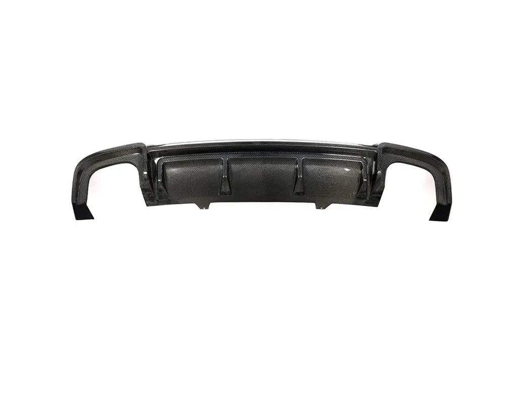 Audi A5 S-Line / S5 B9 Coupe & Sedan Carbon Fiber Gloss Black Rear Bumper Diffuser 2017 - 2019