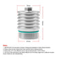 VW / Audi / SEAT / Skoda DSG-6 DQ250 Aluminum Cool Flow Transmission Oil Filter Housing for EA113 / EA888 2.0T FSI / TSI (Golf MK5 / MK6 / MK7 / Scirocco / Passat / A3 / S3 / TT / TTS / Replaces 02E305045)