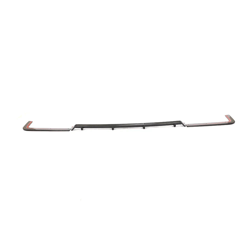 VW Transporter T6 Carbon Fiber Rear Bumper Lip Extension – Gloss Black (2015–2020)