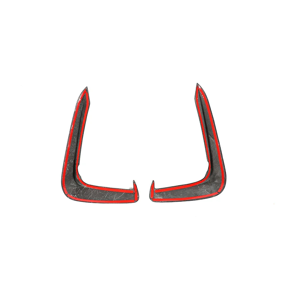 Audi A5 S-Line / S5 B9 Carbon Fiber Front Bumper Canards 2017 - 2019