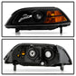 SPYDER Xtune Acura Mdx 2004-2006 Crystal Headlights Black HD-JH-AMDX04-AM-BK 9026195