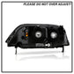 SPYDER Xtune Acura Mdx 2004-2006 Crystal Headlights Black HD-JH-AMDX04-AM-BK 9026195