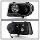SPYDER Xtune Chrysler 300C w/ Halogen Projection Style Only 05-10 Headlights Black HD-JH-C300C-BK 9026584