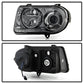 SPYDER Xtune Chrysler 300C w/ Halogen Projection Style Only 05-10 Headlights Smoked HD-JH-C300C-SM 9026591