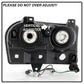 SPYDER Xtune Chrysler 300 05-08 Halogen Non-Projection Style Only Crystal Headlights Black HD-JH-C305-HA-BK 9026423