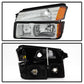 SPYDER xTune 02-06 Chevy Avalanche w/Cladding OEM Bumper Light & Headlights - Chrome (HD-JH-CAVA02-SET-C) 9040658