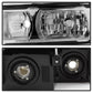 SPYDER xTune 02-06 Chevy Avalanche w/Cladding OEM Bumper Light & Headlights - Chrome (HD-JH-CAVA02-SET-C) 9040658