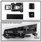 SPYDER Xtune 92-94 Blazer Full Size Corner/LED Bumper Headlights Black HD-JH-CCK88-LED-AM-BK-SET 5069542