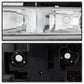 SPYDER Xtune 92-94 Blazer Full Size Corner/LED Bumper Headlights Chrome HD-JH-CCK88-LED-AM-C-SET 5069559