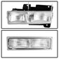 SPYDER Xtune Chevy Suburban 94-98 Headlights w/ Corner & Parking Lights 8pcs - OEM HD-JH-CCK94-OE-C-SET 9034428