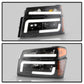 SPYDER xTune 04-12 Chevy Colorado Light Bar Headlights w/Bumper Lights - Black (HD-JH-CCOL04-LB-BK) 9050626