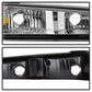 SPYDER Xtune Chevy Colorado 04-12 OEM Headlights w/ Bumper Lights Chrome HD-JH-CCOL04-SET-C 9032127