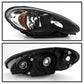 SPYDER Xtune Chrysler Pt Cruiser 06-10 Halogen Only Headlights -Black HD-JH-CHRPT06-AM-BK 9026256