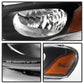 SPYDER Xtune Chrysler Sebring Convertible & Sedan 04-06 OEM Style Headlights Black HD-JH-CHRSE04-4D-AM-BK 9029622