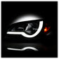 SPYDER Xtune Chevy Malibu 2008-2012 DRl LED Light Bar Headlights - Black (HD-JH-CMA08-LB-BK) 9048692