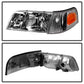 SPYDER Xtune Crown Victoria 98-11 Crystal Headlights w/ Corner Lights Set Chrome HD-JH-CRVI98-SET-C 9031038