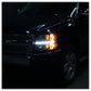 SPYDER Xtune Chevy Silverado 07-13 Crystal Headlights w/ LED Black HD-JH-CS07-LED-BK 9032967