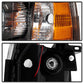 SPYDER Xtune Chevy Silverado 07-13 Crystal Headlights w/ LED Black HD-JH-CS07-LED-BK 9032967