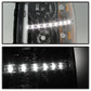 SPYDER Xtune Chevy Silverado 07-13 Crystal Headlights w/ Drl LED Design Black HD-JH-CS07-LED-C 9032981