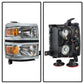SPYDER Chevrolet Silverado 1500 14-15 (Non-HD) OEM Style Headlights - Chrome HD-JH-CS14-AM-C 9040092