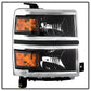 SPYDER xTune 14-15 Chevy Silverado 1500 (New Body) OEM Style Headlights w/Trim - Blk (HD-JH-CS14-CC-BK) 9042447