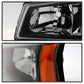 SPYDER Xtune Chevy Silverado 1500/2500/3500 03-06 Crystal Headlights Black HD-JH-CSIL03-BK-AM 5072245