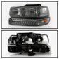 SPYDER Xtune Chevy TahOE 00-06 Headlights w/ LED Bumper Lights Amber Smoke HD-JH-CSIL99-LED-SET-SM 5069481