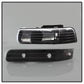 SPYDER Xtune Chevy TahOE 00-06 Amber Crystal Headlights w/ Bumper Lights Black HD-JH-CSIL99-SET-AM-BK 5064219