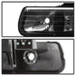 SPYDER Xtune Chevy TahOE 00-06 Amber Crystal Headlights w/ Bumper Lights Black HD-JH-CSIL99-SET-AM-BK 5064219