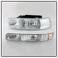 SPYDER Xtune Chevy TahOE 00-06 Amber Crystal Headlights w/ Bumper Lights Chrome HD-JH-CSIL99-SET-AM-C 5064226