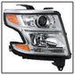 SPYDER xTune 15-17 Chevrolet Suburban OEM Style Halogen Headlights -Chrome (HD-JH-CSUB15-AM-C) 9044090