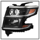 SPYDER xTune 15-17 Chevy Suburban (Halogen Models Only) Driver Side Headlights OEM Left (HD-JH-CSUB15-OE-L) 9040603