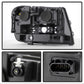 SPYDER Xtune Chevy Trailblazer 02-09 Crystal Headlights Black HD-JH-CTB02-AM-BK 9023538