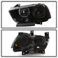 SPYDER xTune 11-14 Dodge Charger Halogen Headlights - Black Smoke (HD-JH-DCH11-AM-BSM) 9037177