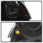 SPYDER xTune 11-14 Dodge Charger Halogen Headlights - Black Smoke (HD-JH-DCH11-AM-BSM) 9037177