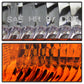 SPYDER xTune Dodge Dakota 97-04 OEM Style Headlights w/ Amber Bumper Lights - Chrome HD-JH-DDAK97-AM-SET 9036750