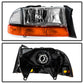 SPYDER xTune Dodge Dakota 97-04 OEM Style Headlights w/ Bumper Signal Lights - Chrome HD-JH-DDAK97-OE-SET 9035128