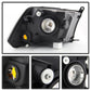 SPYDER Xtune Dodge Ram 1500 09-12 ( Non Quad Headlights ) Crystal Headlights Chrome HD-JH-DR09-AM-C 9022937