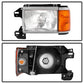 SPYDER xTune Ford Bronco F150 F250 F350 F450 1987-1991 OEM Style Headlights - Chrome HD-JH-FB87-OE-C 9035203